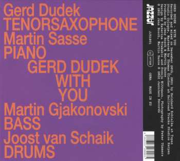 CD Gerd Dudek: With You