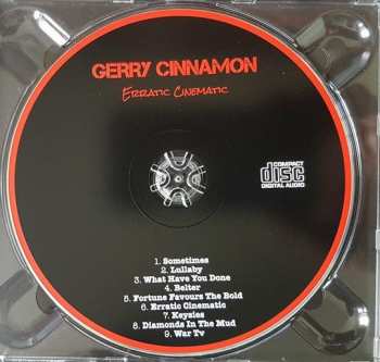 CD Gerry Cinnamon: Erratic Cinematic