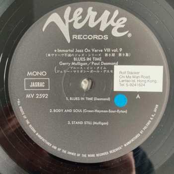 LP Gerry Mulligan - Paul Desmond Quartet: Blues In Time 