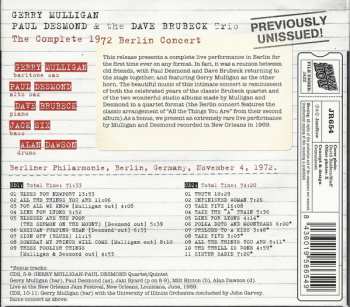 2CD Gerry Mulligan: The Complete 1972 Berlin Concert DIGI