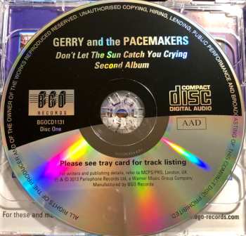 2CD Gerry & The Pacemakers: Don't Let The Sun Catch You Crying / Second Album / I'll Be There / Girl On A Swing