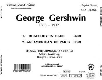 CD George Gershwin: Rhapsody In Blue, Ein Amerikaner In Paris