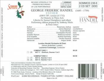 2CD Georg Friedrich Händel: Esther