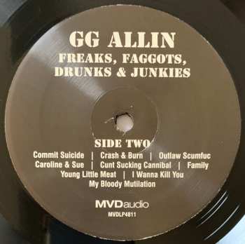 LP GG Allin: Freaks, Faggots, Drunks & Junkies