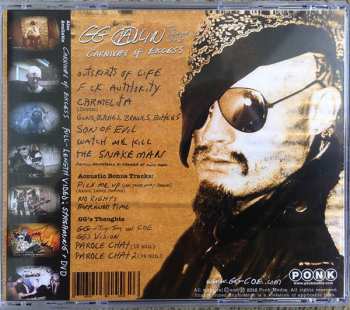 CD GG Allin & The Criminal Quartet: Carnival Of Excess