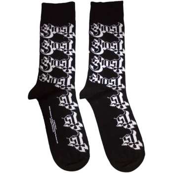 Merch Ghost: Calcetines tobilleros Logo Ghost Pattern