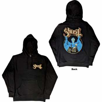 Mercancía Ghost: Ghost Unisex Pullover Hoodie: Pocket Logo & Opus (back Print) (small) S