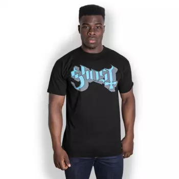 Camiseta Blue/grey Keyline Logo Ghost 