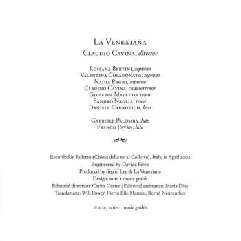 CD La Venexiana: Madrigals