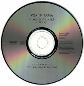 CD Stephen Cleobury: Vox In Rama (Il Secondo Libro De Motetti)