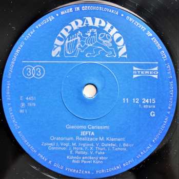 LP Kühn Mixed Choir: Jefta; Baltazar