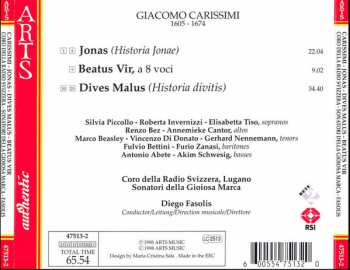 CD Sonatori De La Gioiosa Marca: Jonas - Dives Malus - Beatus Vir