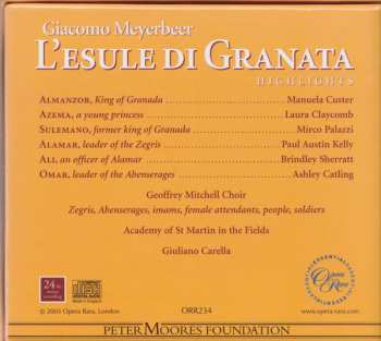 CD/Caja Giacomo Meyerbeer: L'esule Di Granata (Highlights)