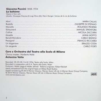 2CD Maria Callas: La Bohème