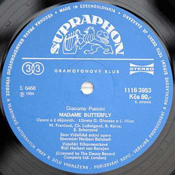 3LP/Caja Giacomo Puccini: Madame Butterfly
