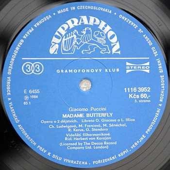 3LP/Caja Giacomo Puccini: Madame Butterfly
