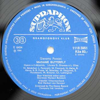 3LP/Caja Giacomo Puccini: Madame Butterfly