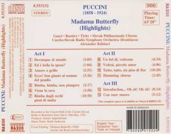 CD Giacomo Puccini: Madama Butterfly