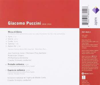CD Giacomo Puccini: Messa Di Gloria / Preludio Sinfonico / Capriccio Sinfonico