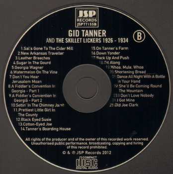 4CD/Caja Gid Tanner & His Skillet Lickers: Gid Tanner And The Skillet Lickers