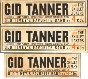 4CD/Caja Gid Tanner & His Skillet Lickers: Gid Tanner And The Skillet Lickers