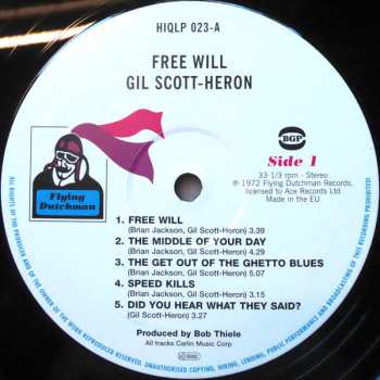 LP Gil Scott-Heron: Free Will