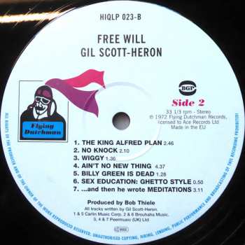 LP Gil Scott-Heron: Free Will