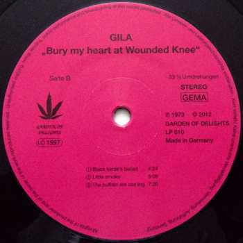 LP Gila: Bury My Heart At Wounded Knee LTD | NUM