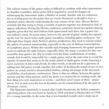 CD Angelo Gilardino: Music For Guitar Quartet