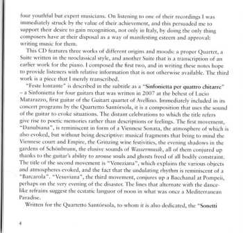 CD Angelo Gilardino: Music For Guitar Quartet