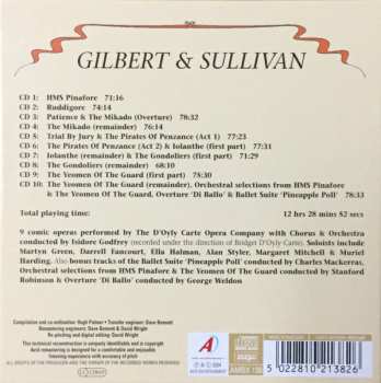 10CD/Caja Gilbert & Sullivan: Operas Of Gilbert And Sullivan