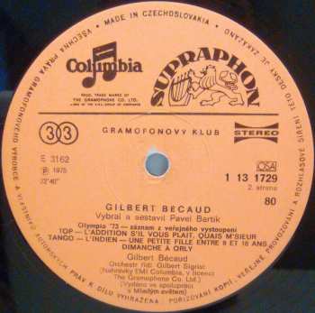 LP Gilbert Bécaud: Gilbert Bécaud