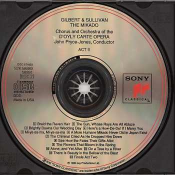2CD/Caja Gilbert & Sullivan: The Mikado