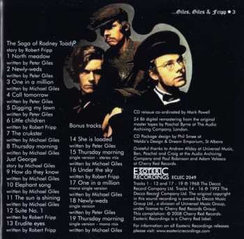 CD Giles, Giles And Fripp: The Cheerful Insanity Of Giles, Giles & Fripp