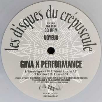 2LP Gina X Performance: Nice Mover + Voyeur CLR | LTD