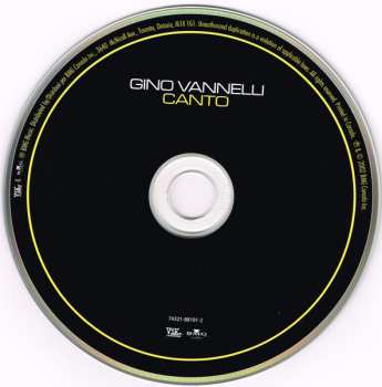 CD Gino Vannelli: Canto