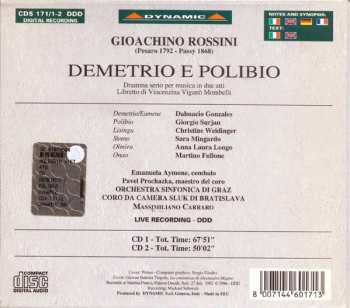 2CD/Caja Gioacchino Rossini: Demetrio E Polibio