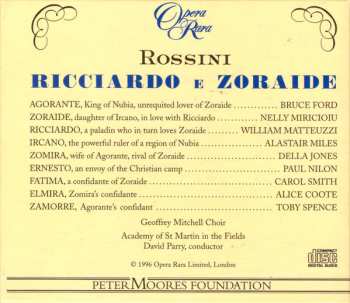 3CD/Caja The Academy Of St. Martin-in-the-Fields: Ricciardo e Zoraide