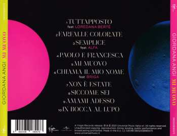 CD Giordana Angi: Mi Muovo