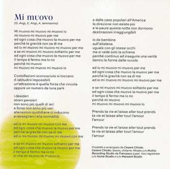 CD Giordana Angi: Mi Muovo