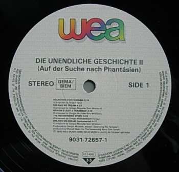 LP Giorgio Moroder: Die Unendliche Geschichte II - Auf der Suche Nach Phantásien