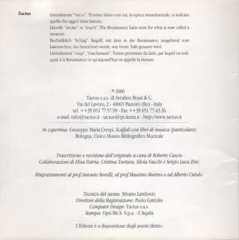 CD Fortuna Ensemble: Il Primo Libro Dei Madrigali A Quattro Voci Sopra Quindici Stanze Di M. Bernardo Tasso