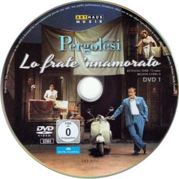 2DVD Giovanni Battista Pergolesi: Lo Frate 'Nnamorato