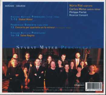 CD Giovanni Battista Pergolesi: Stabat Mater
