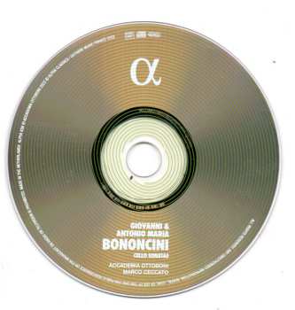 CD Giovanni Bononcini: Cello Sonatas