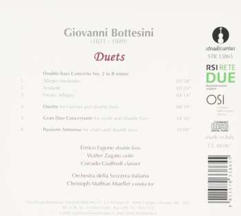 CD Giovanni Bottesini: Duets