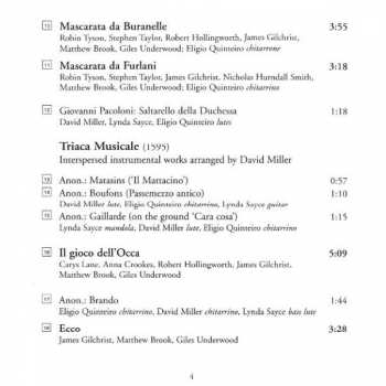 CD I Fagiolini: Carnevale Veneziano - The Comic Faces Of Giovanni Croce