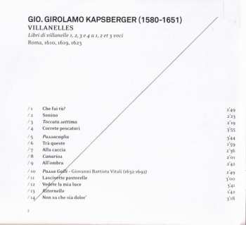 CD Giovanni Girolamo Kapsberger: Que Fai Tù? (Villanelles)