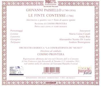 2CD Giovanni Paisiello: Le Finte Contesse