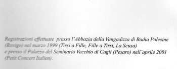 CD Giovanni Paisiello: Petit Concert Italien